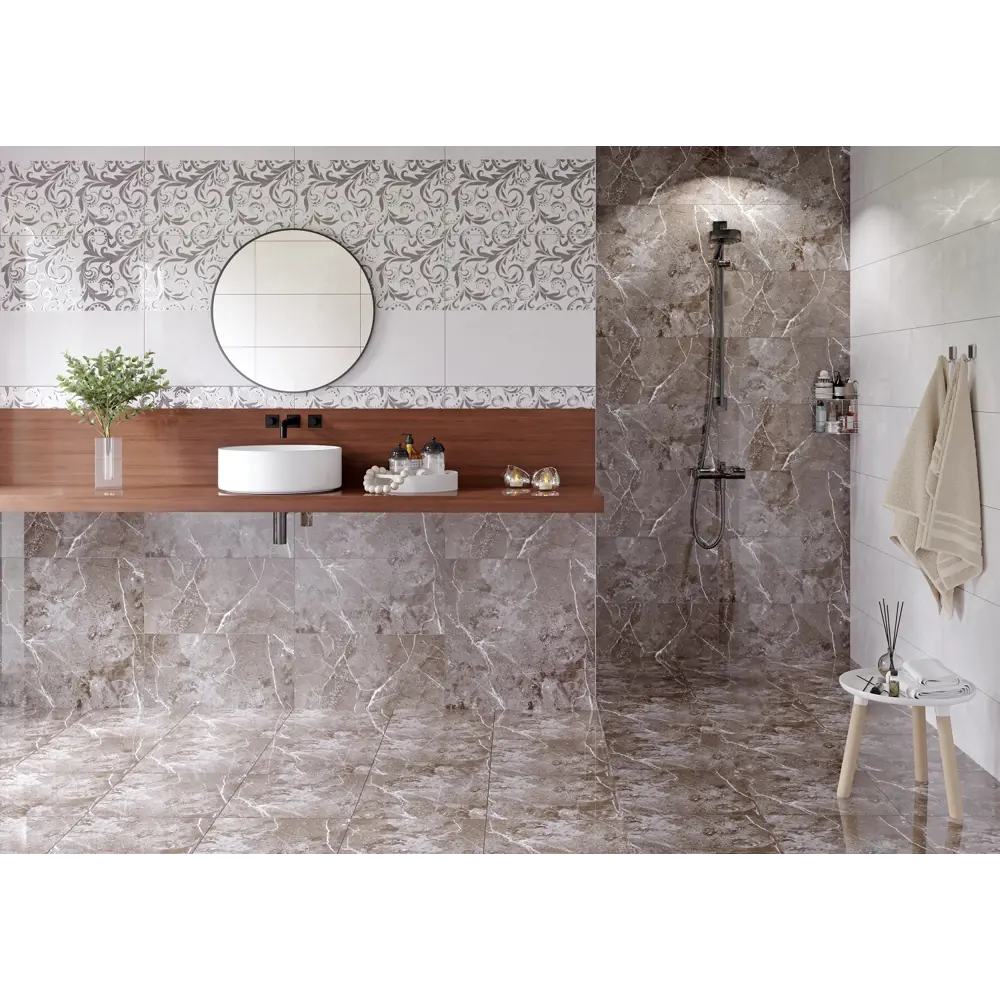 Плитка настенная Axima Фландрия 30x60 см 1.62 м² цвет коричневый STLM-2136384 - Вид №3