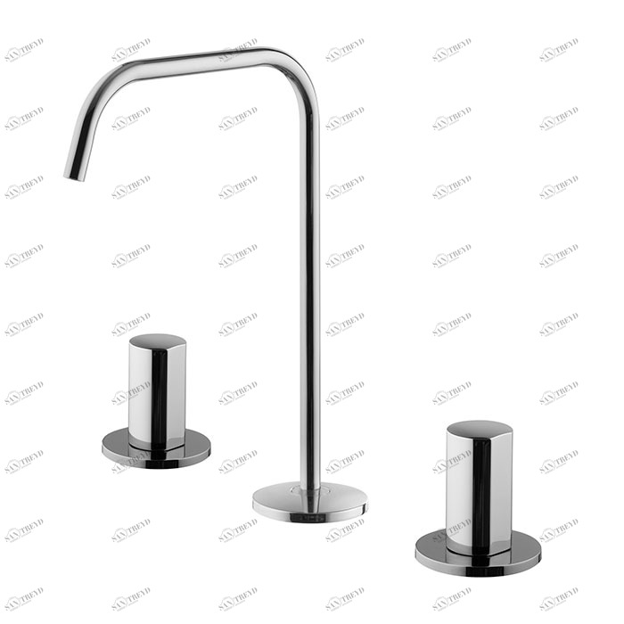 F3191A Смеситель на раковину на 3 отверстия с вращающимся изливом FIMA CARLO FRATTINI So 