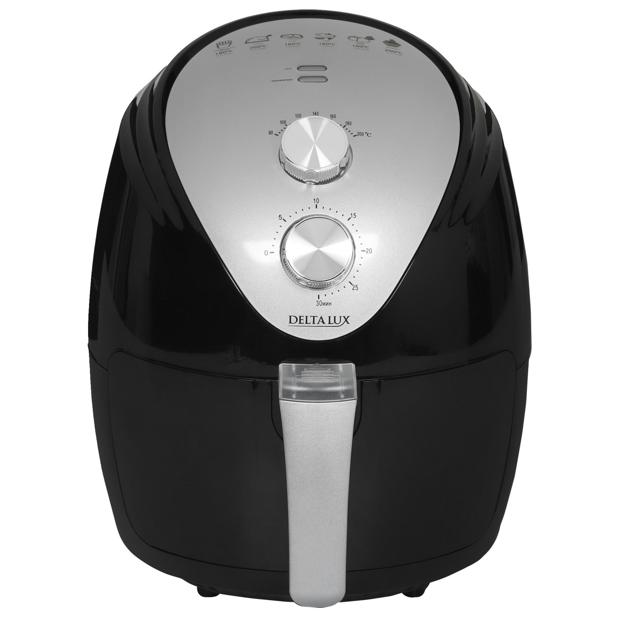 5354136 Аэрогриль DELTA LUX DE-6101 черный STDN-0038575 - Вид №1