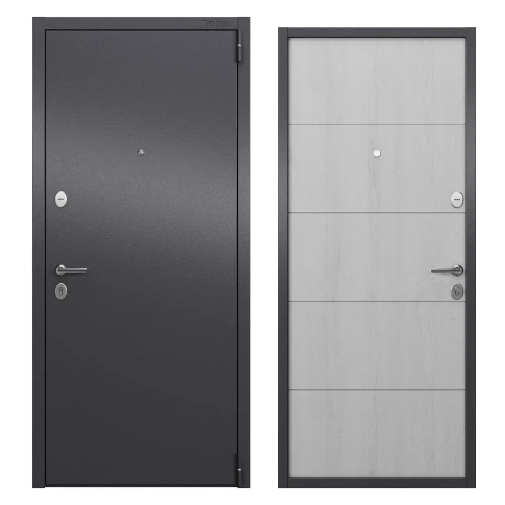 TOREX Моско Айс - входная дверь с усиленной защитой и отделкой орех лучистый 89422151 STLM-1568656