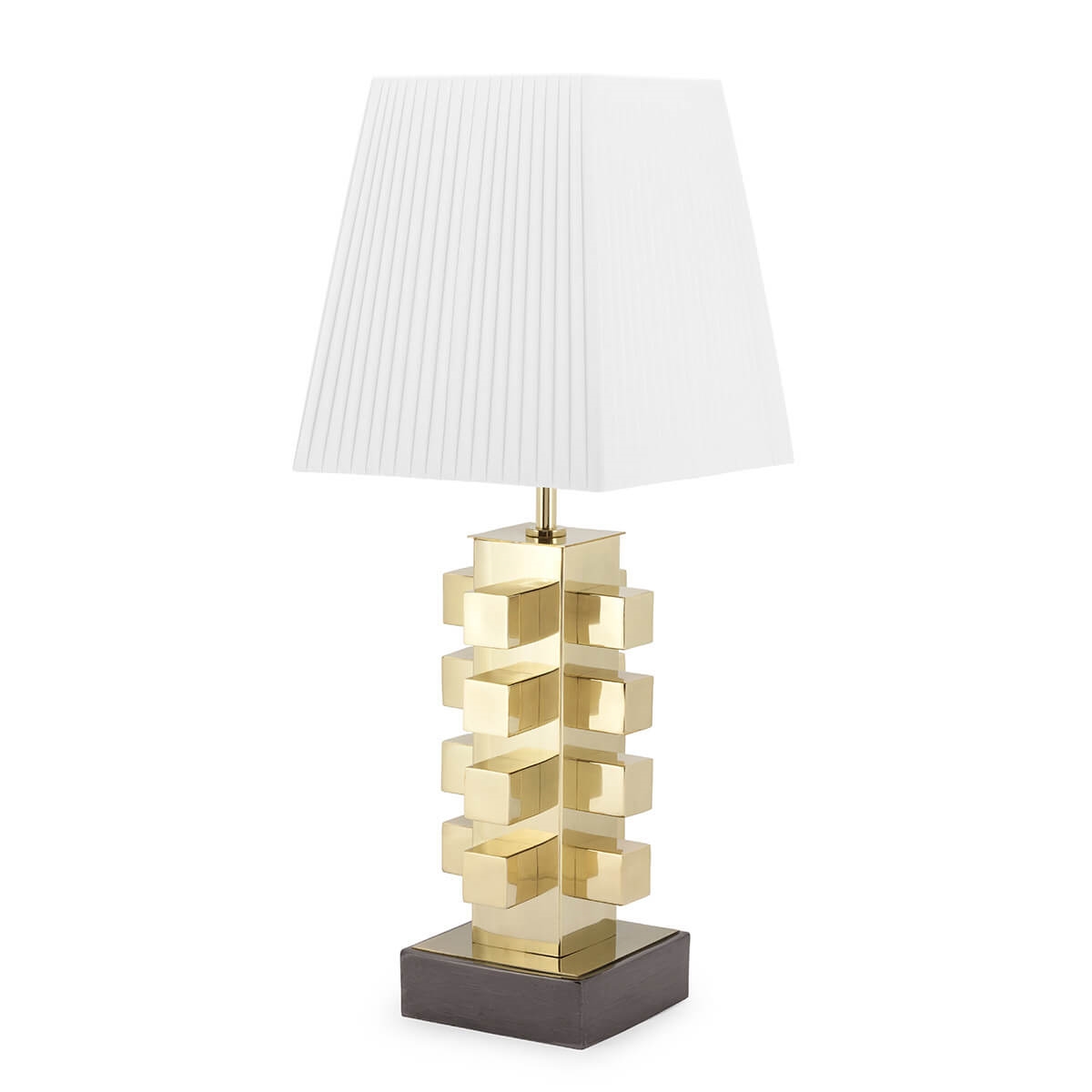 500261-18 ABHIKA НАСТОЛЬНАЯ ЛАМПА ДОБ ТРЕЗОР WHITE/GOLD 