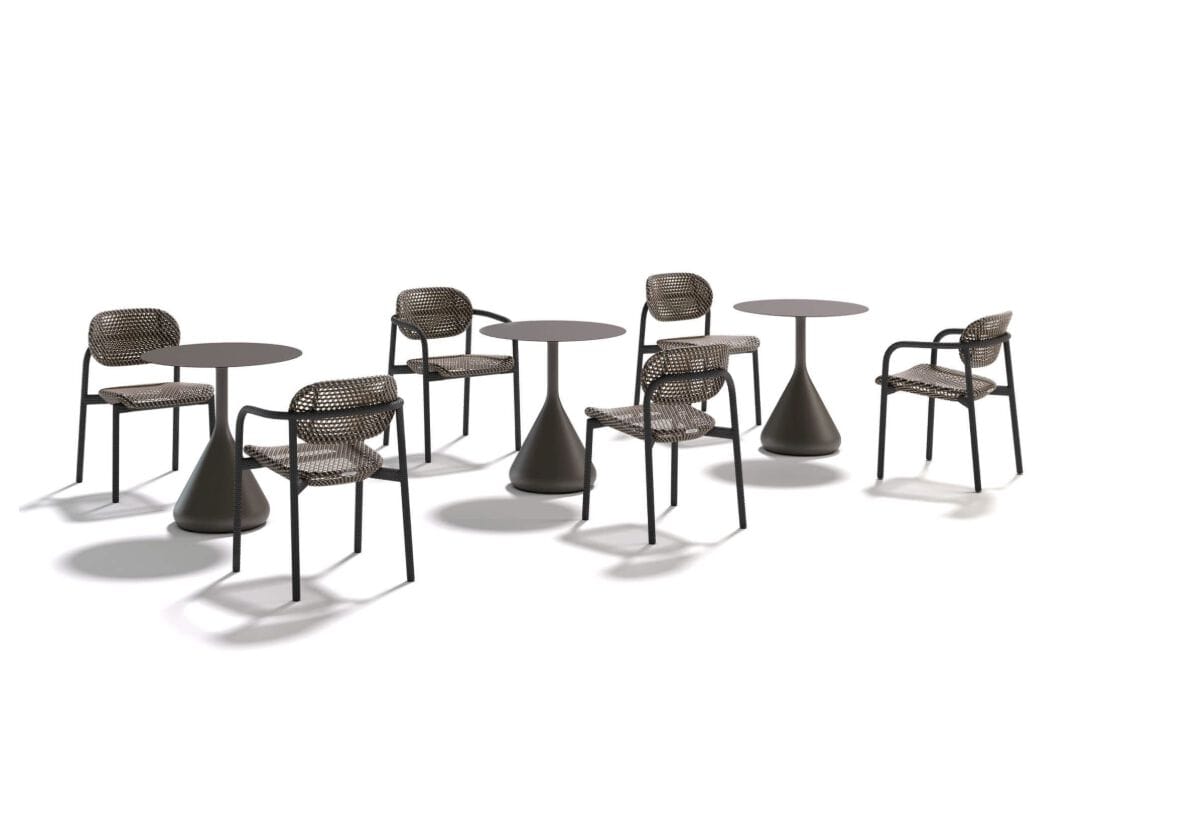 Синтетическое волокно сад стул DEDON ROII ARCH-00091458 - Вид №1