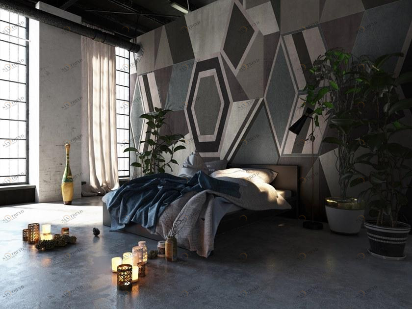 Tecnografica Геометрические флизелиновые обои Architetture sun-id-1374355