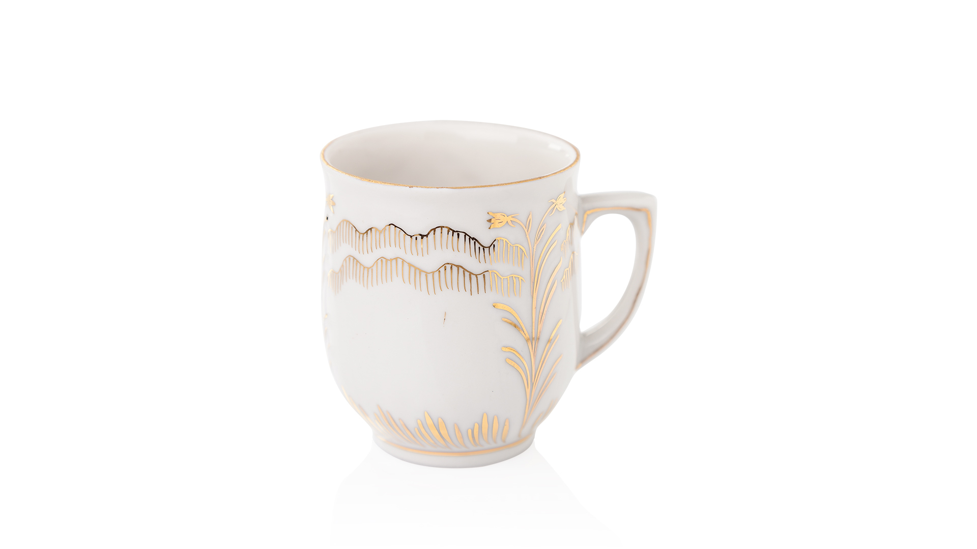 10617381 Мануфактуры Гарднеръ в Вербилках Чашка с блюдцем 100 № 12 "Сувенирная" Фарфор, Керамика  - Вид №2