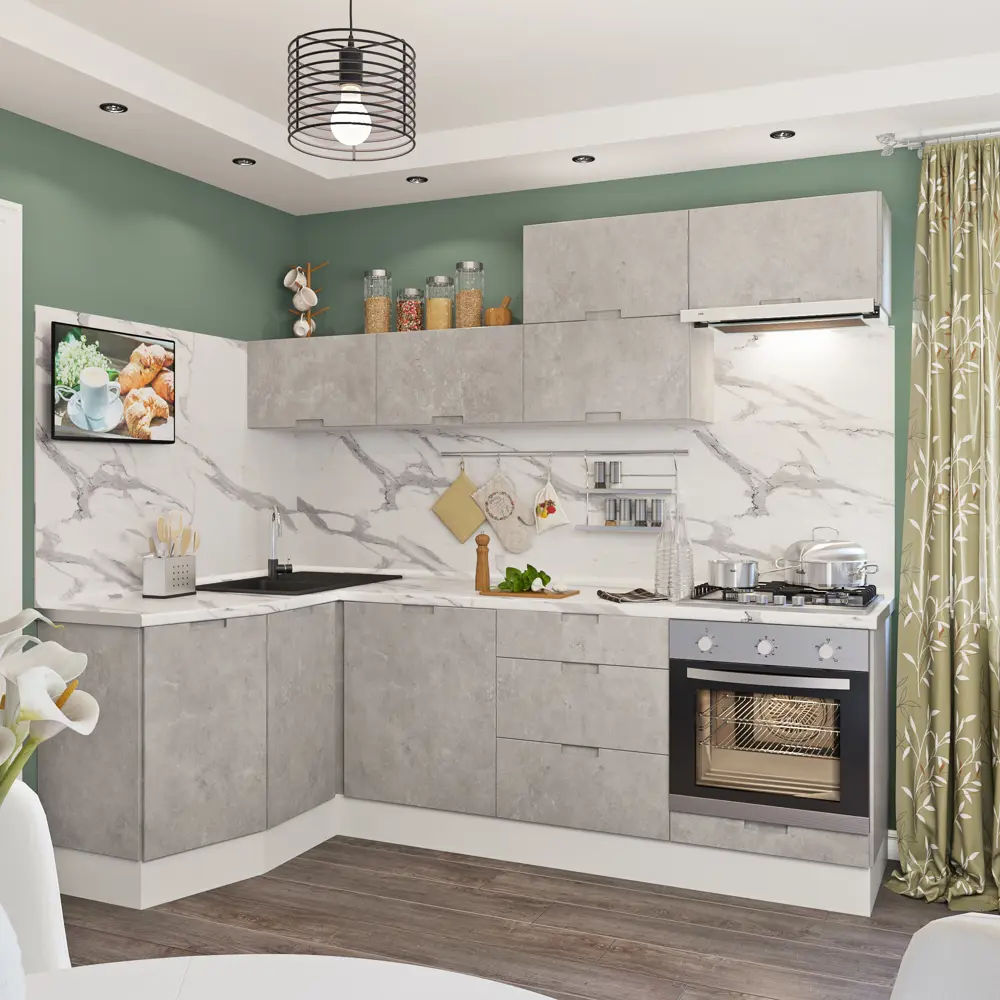 Дверь для шкафа Delinia «Берлин» 60x35 см, МДФ, цвет серый 82142306 STLM-2138631 - Вид №13