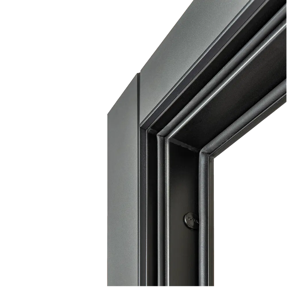 PORTIKA Дверь входная металлическая Порта Р-3 с зеркалом, графит/белый 84531957 STLM-0051316 - Вид №8