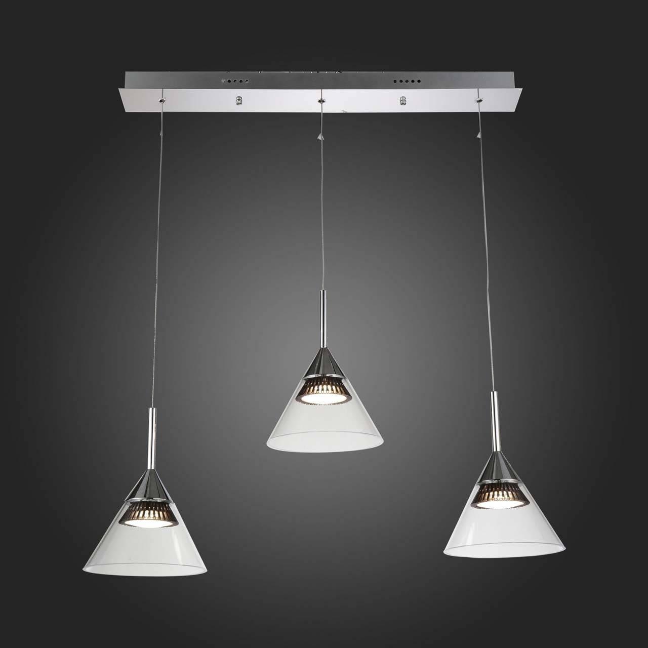 Подвесной светодиодный светильник ST Luce SL930.103.03 ST LUCE ДИЗАЙНЕРСКИЕ, SL930 072292 Хром  - Вид №2