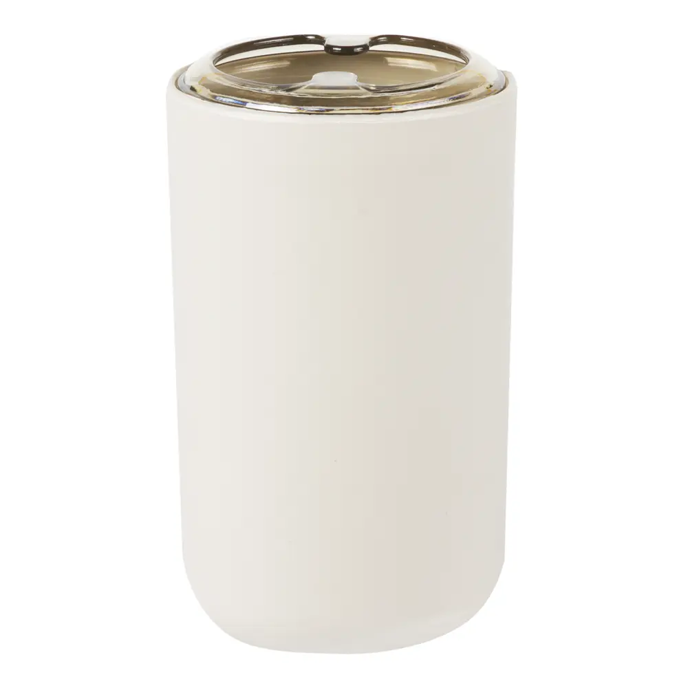 Стакан для зубных щёток настольный Vidage «Parma» пластик цвет бежевый STLM-2011108