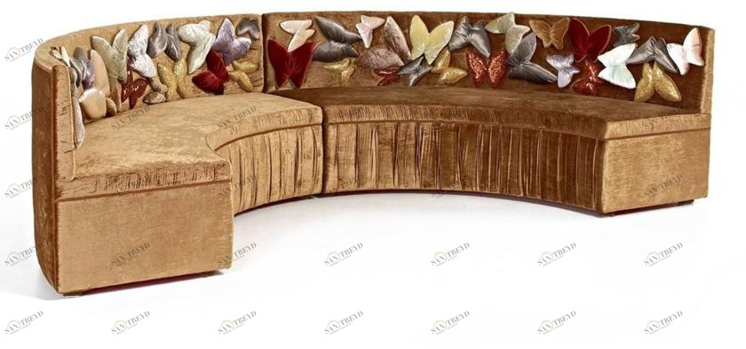 Sicis Модульный диван в бархате Nextart sun-id-1453475