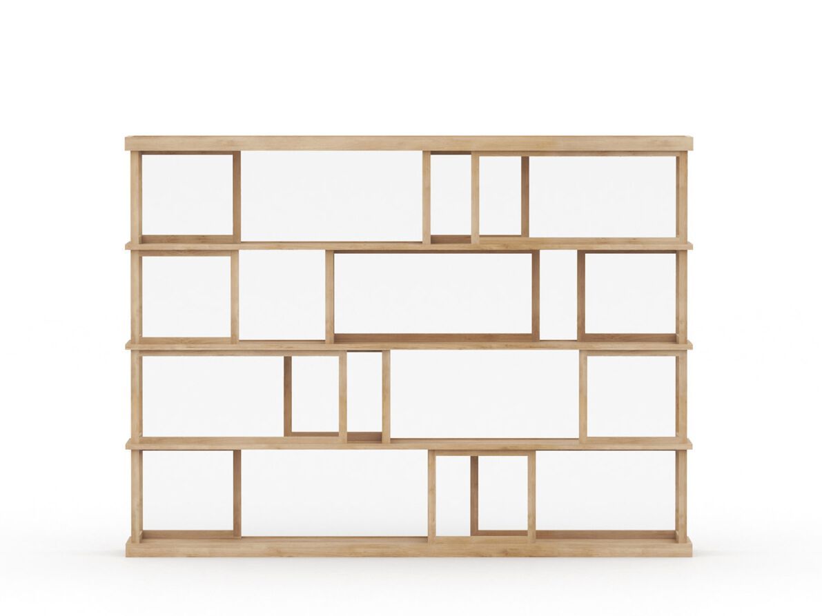 Самонесущий книжный шкаф из массива дерева Air Division HDB ARCH-00006450