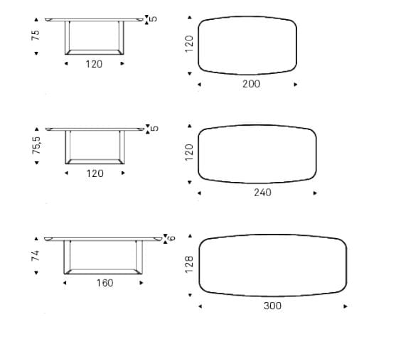 Керамический бочонок стол Cattelan italia DRAGON KERAMIK PREMIUM ARCH-00150872 - Вид №7