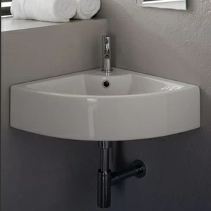 8007E Подвесная раковина настенная овальная Scarabeo Ceramiche  белая