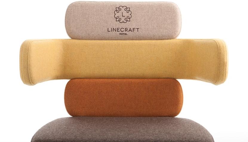 Luxy Стул из ткани с подлокотниками Cluster sun-id-1394125 - Вид №8