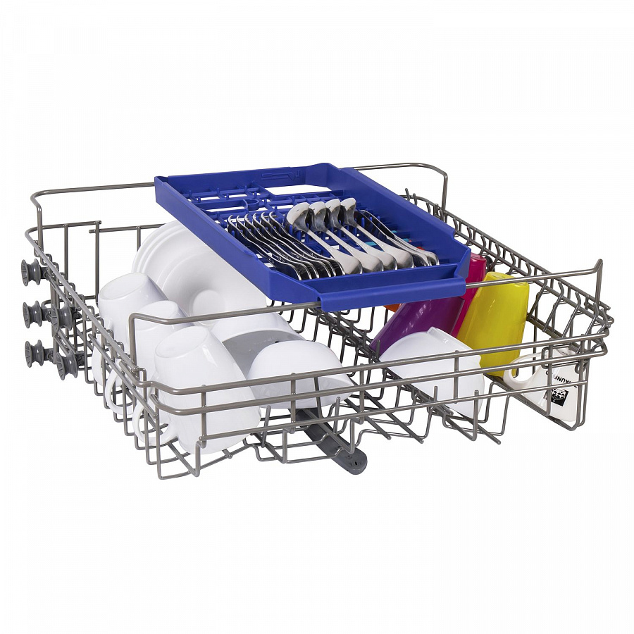 MLP-12SR Посудомоечная бытовая машина mlp-12s/ полноразмерная, тип установки: полновстраиваемая 60см, количество комплектов: 12, управление: электронное с led индикацией, количество программ: 5 (интенсивная, эко, 90 минут, быстрая, половинная загрузка), и Santreyd  - Вид №11