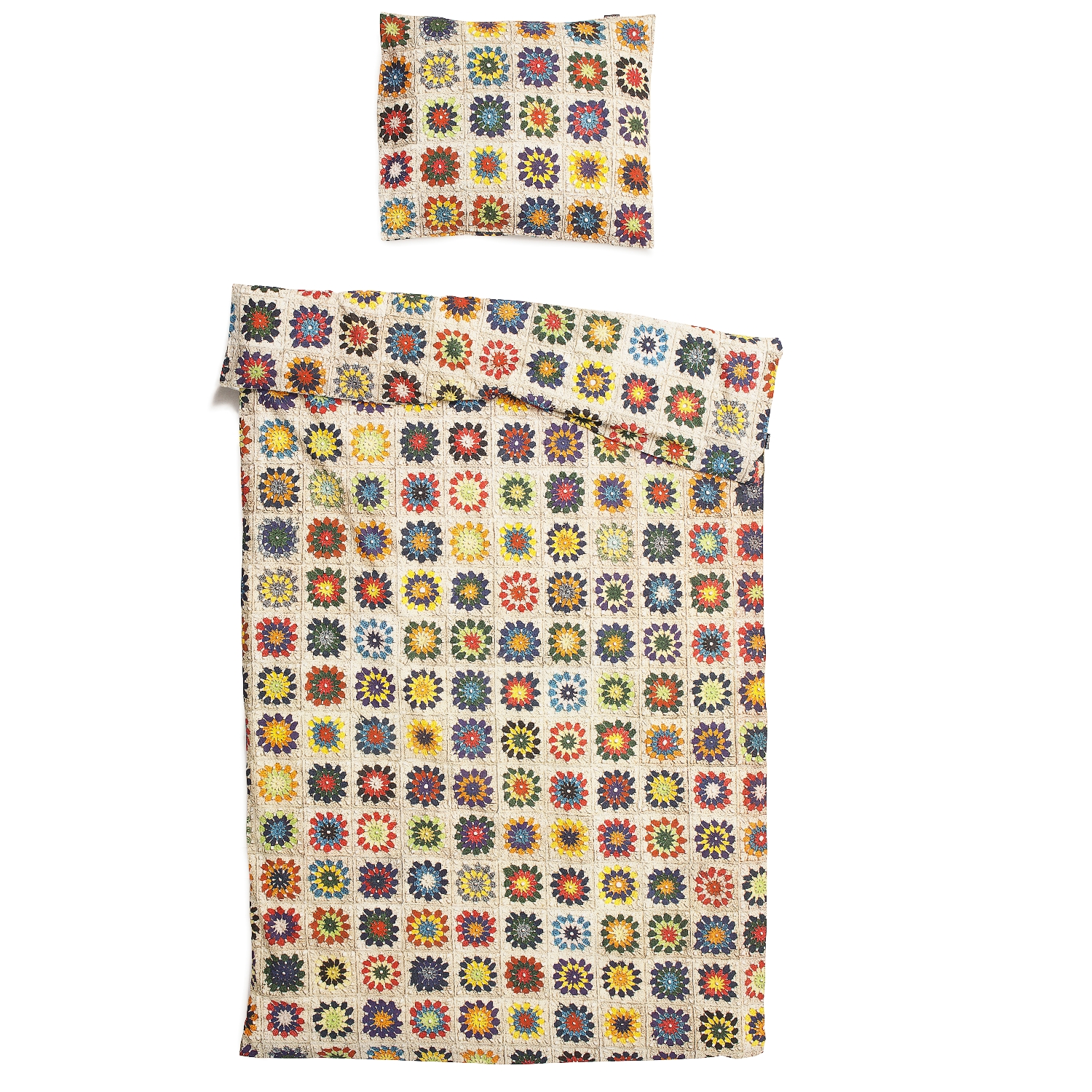 Комплект постельного белья односпальный "Бабушка связала" 150х200 см SNURK  335405 Разноцветный  - Вид №1