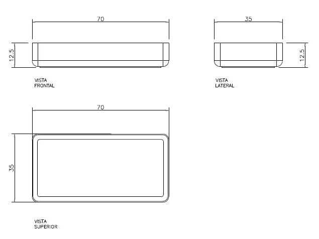 Прямоугольная столешница из смолы Vallvé SLIM BORDER ARCH-00044520 - Вид №3