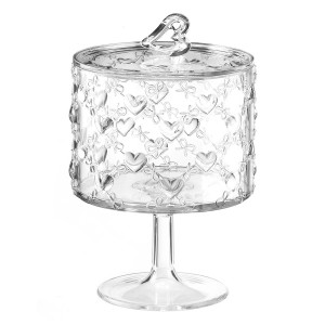 11540000 Конфетница на ножке love, D11х16,7 см, акрил Guzzini