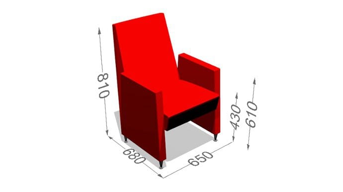 Кресло с подлокотниками Inno C. d. Lobby ARCH-00149921 - Вид №1