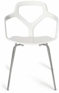 Desalto Штабелируемый стул из технополимера с подлокотниками
