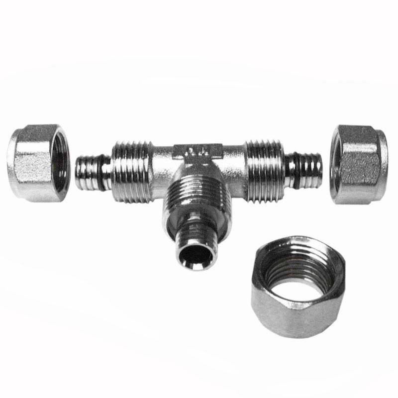 Тройник обжим с оловянным покрытием HENCO 20 8202020A