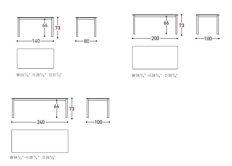 Алюминиевый садовый стол с порошковым покрытием Varaschin ARCH-00113893 - Вид №1