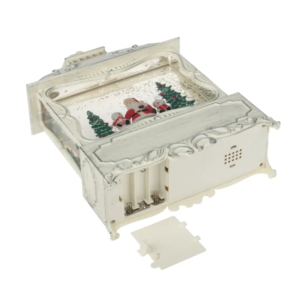 84953983 Фонарь Рождественский лес 24х31.5х11.5 см пластик белый STLM-1326480 Santreyd  - Вид №3