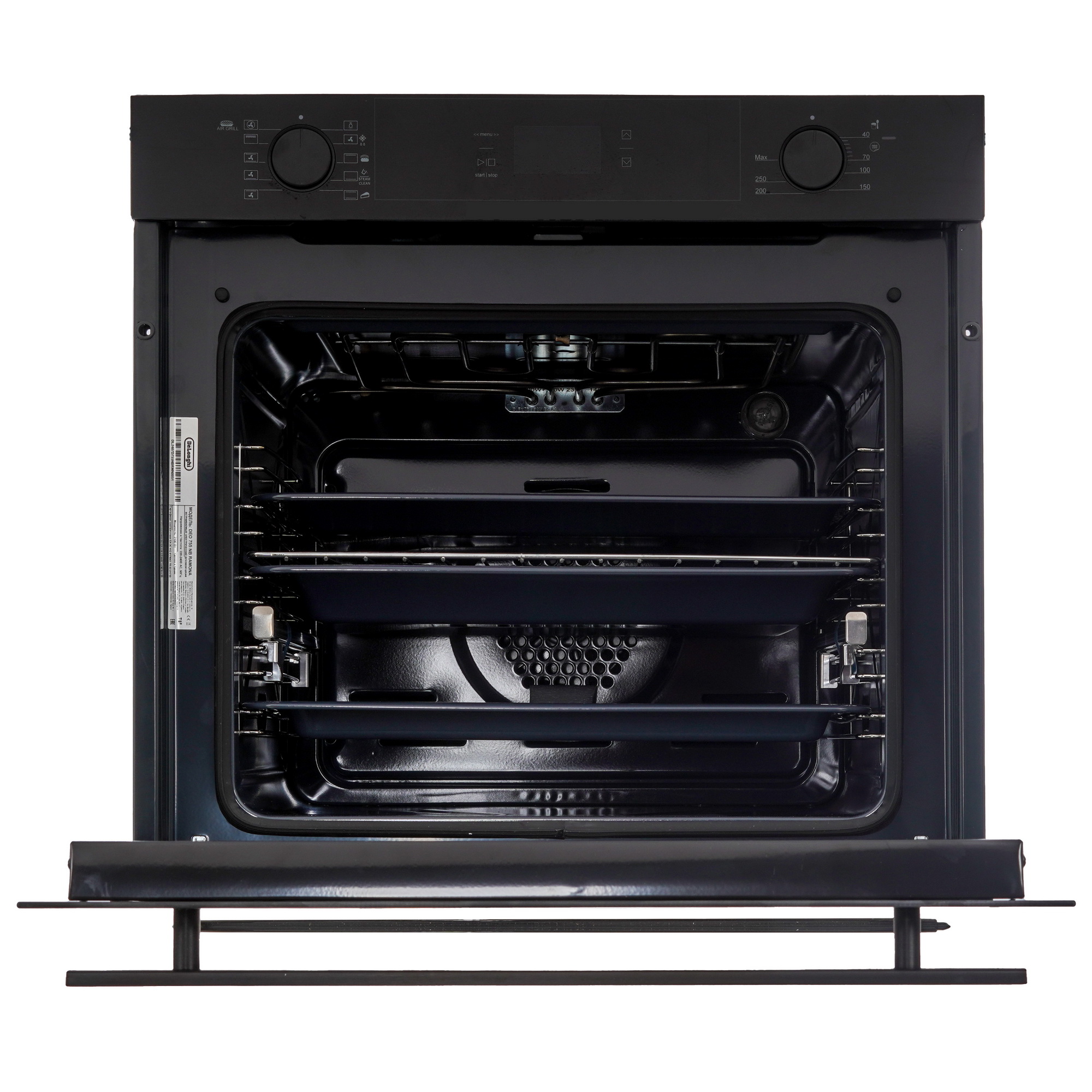 5607541 Электрический духовой шкаф DeLonghi Deo 755 NB Ramona черный STDN-0140106 - Вид №6