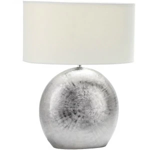 Настольная лампа Omnilux OML-82314-01 OMNILUX ВАЗА 191676 Белый;серебро