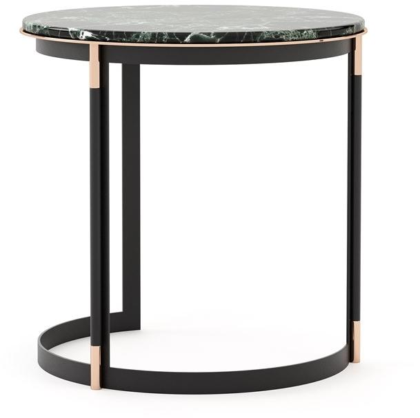 Laskasas Высокий журнальный столик из мрамора и кованого железа Lyssa sun-id-1454479 - Вид №1