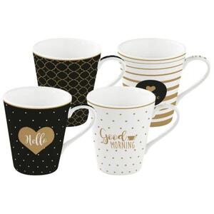 Набор кружек «Доброе утро», 4х300 мл, подарочная упаковка