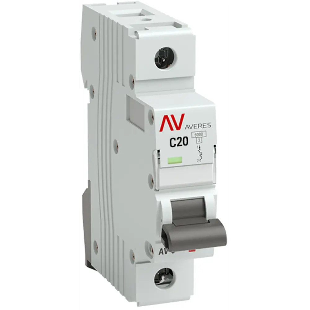 Автоматический выключатель EKF AV-6 1P для защиты электросети 82502626 STLM-0028833