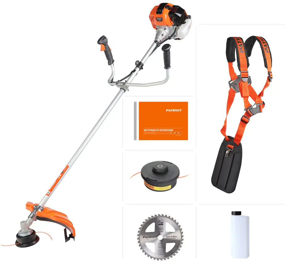 Бензиновый триммер Patriot PT 552 для профессионального покоса 84340597