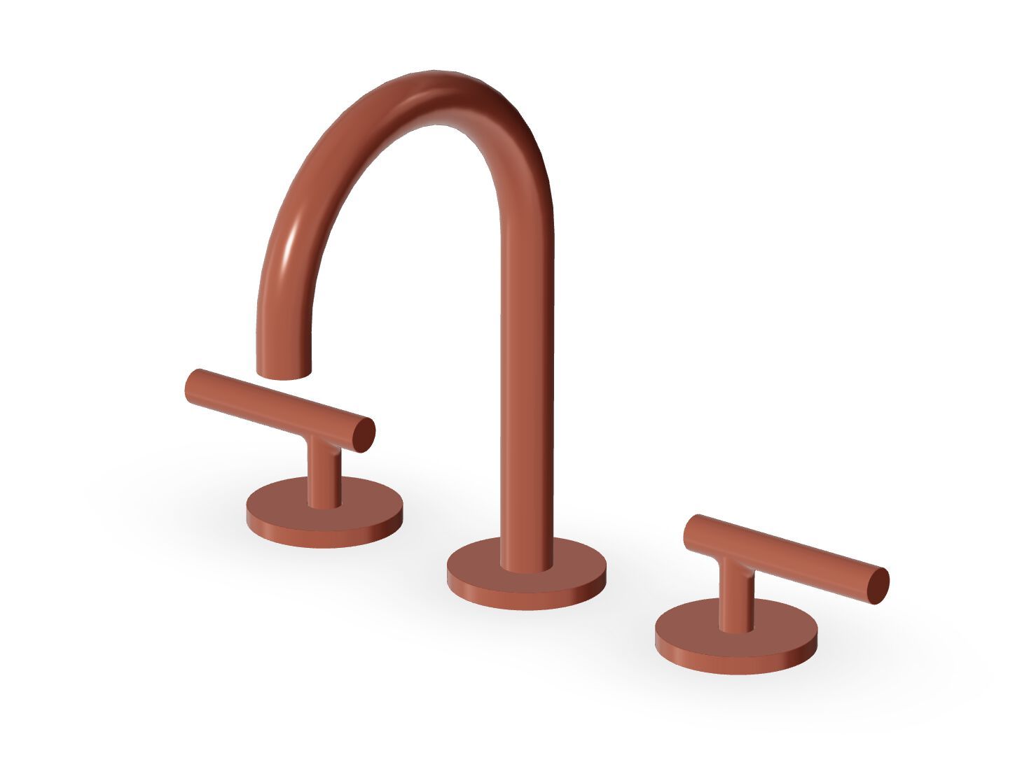 Смеситель для раковины с 3 отверстиями без слива Zucchetti Pan S ARCH-00069170 - Вид №13