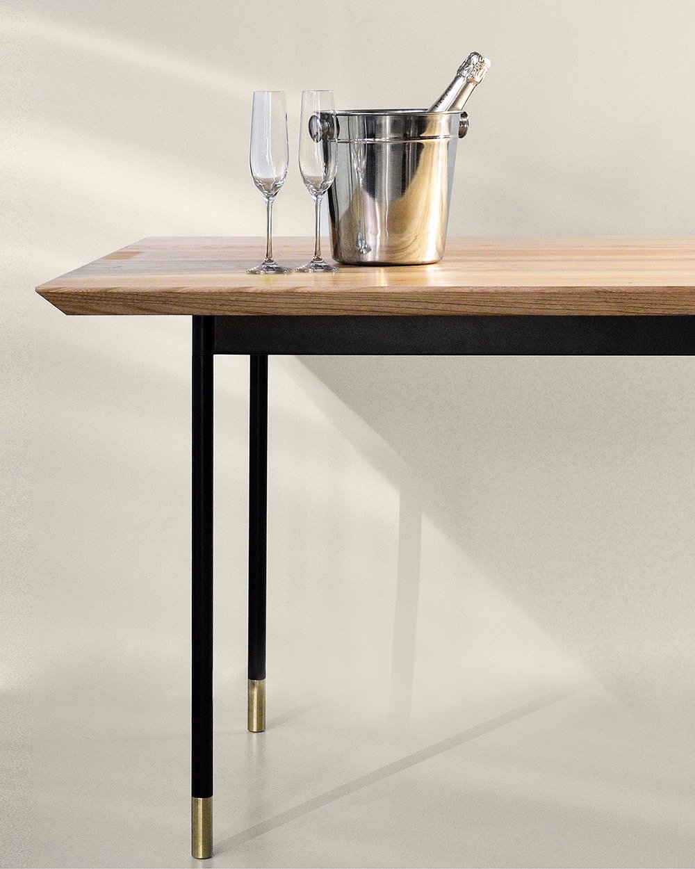 Обеденный стол прямоугольный 180 см карагач тонированный Impala ACWD IMPALA 00-3981943 Коричневый  - Вид №1