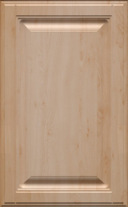 Фасады для кухни Кантри Фрезеровка «Прямоугольник Фолк» Берёза полированная №22