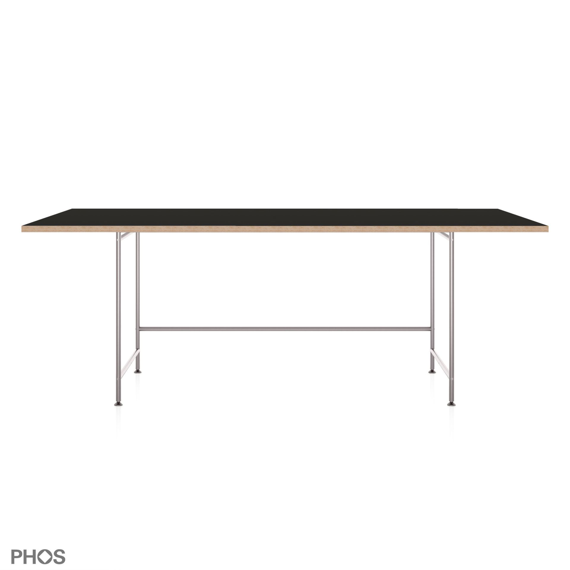 KATI-S1-200x90-MS Карлсруэ стол - письменный стол - черный - 200 х 90 х 75 см. PHOS 