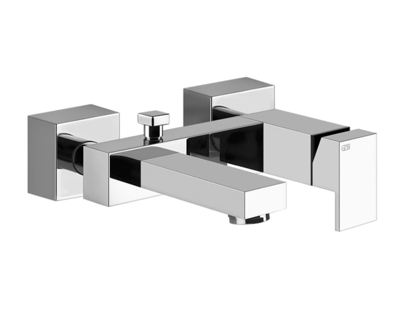 Смеситель для ванны с 2 отверстиями из латуни с переключателем Gessi прямоугольник ARCH-00110830