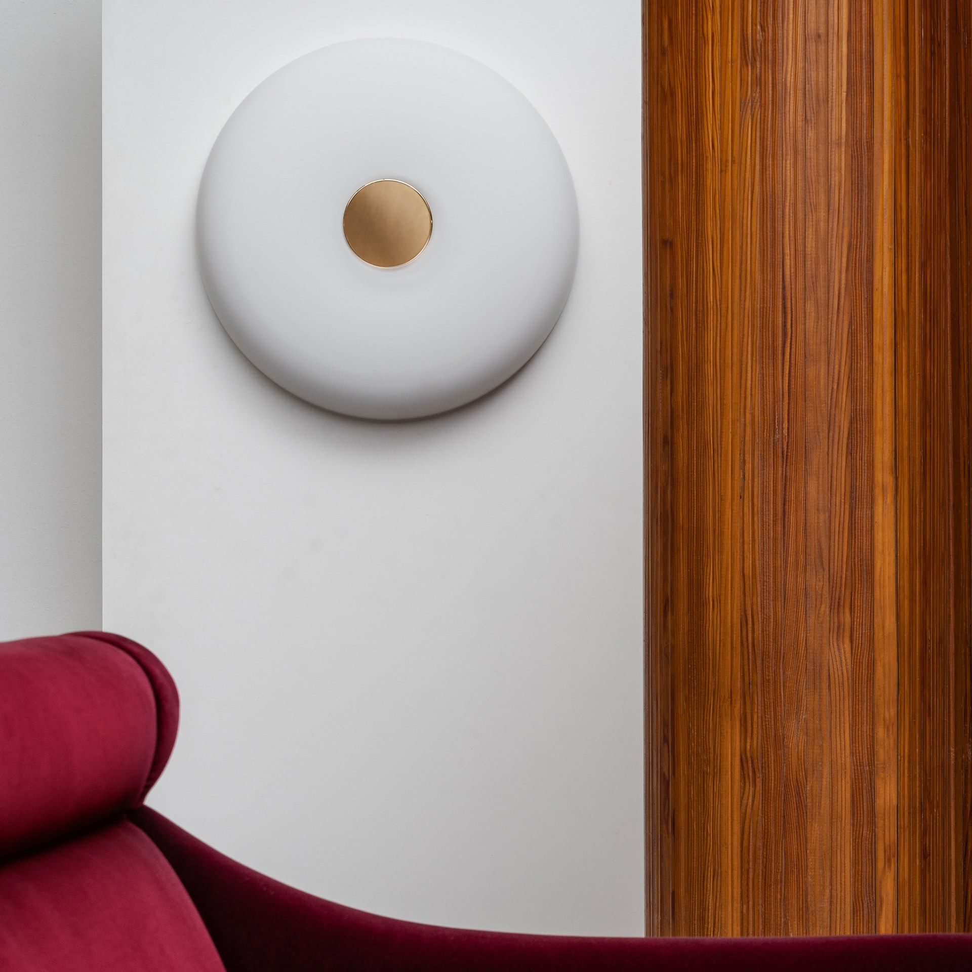 Светодиодный настенный светильник из опалового стекла FontanaArte Tropico ARCH-00119605 - Вид №17