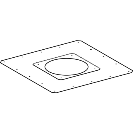 359.006.25.1 Монтажный фланец для воронки Geberit Pluvia с крепежным фланцем, для кровельных покрытий Geberit  - Вид №1