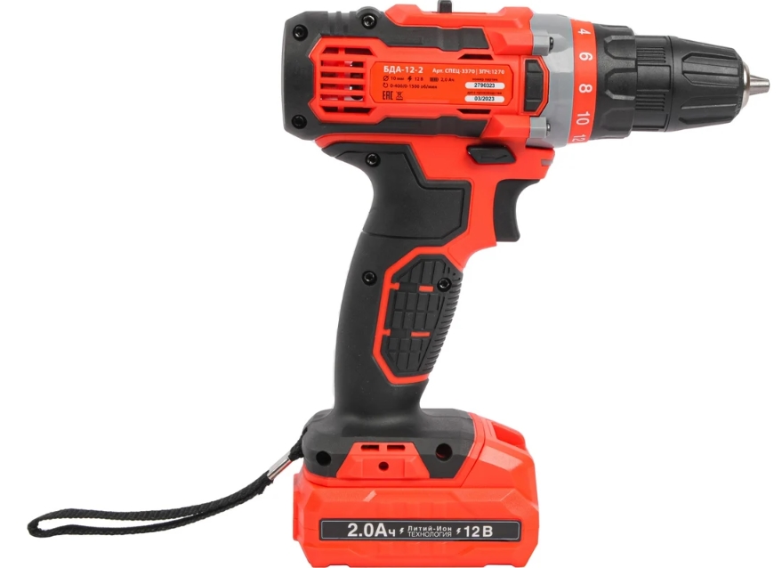 Дрель-шуруповерт Спец БДА-12-2   , Без ЗУ 5467095 STDN-0144860 - Вид №3