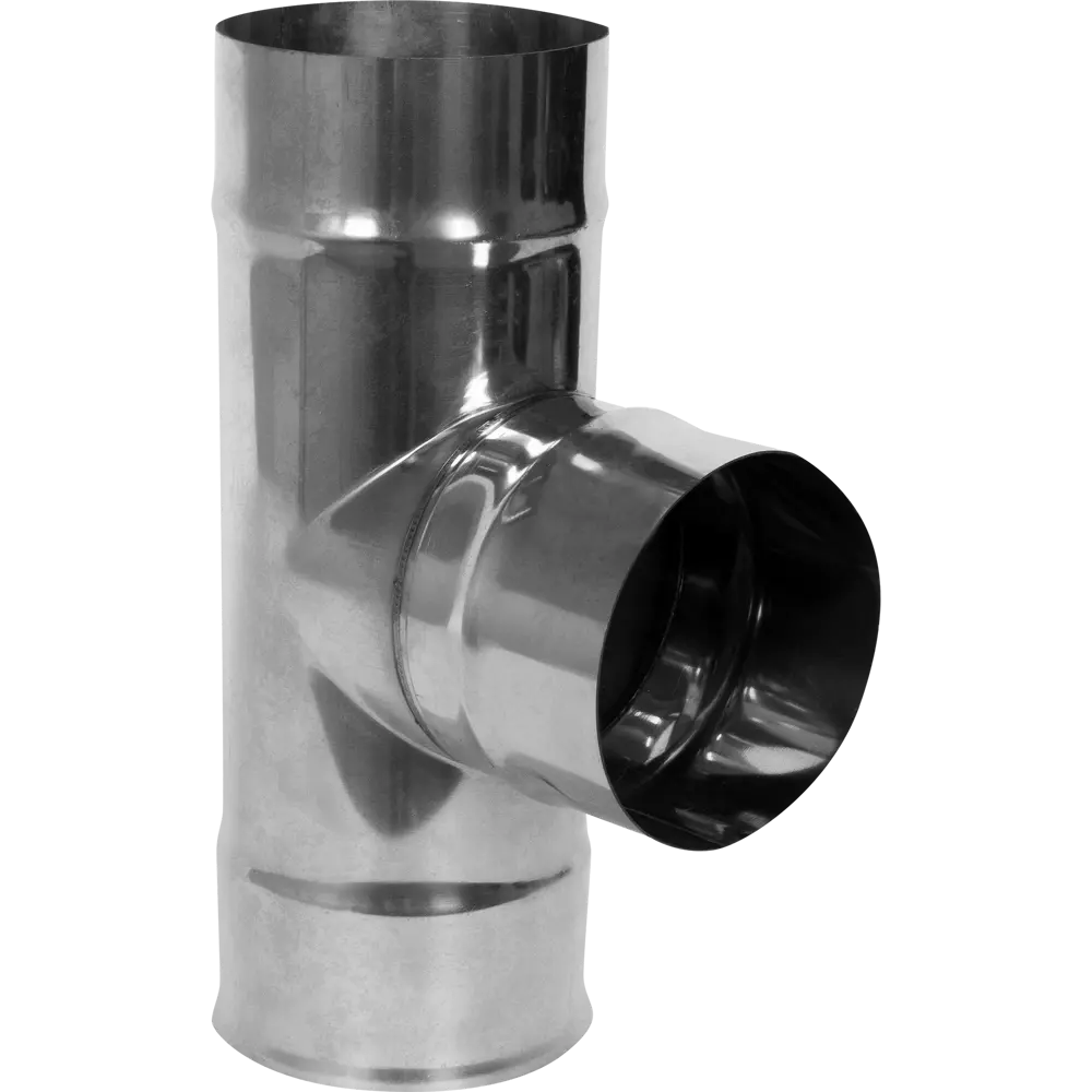 Тройник 90 градусов Ferum 120 мм 0.5 м нержавеющая сталь 17135542 STLM-2122855 
