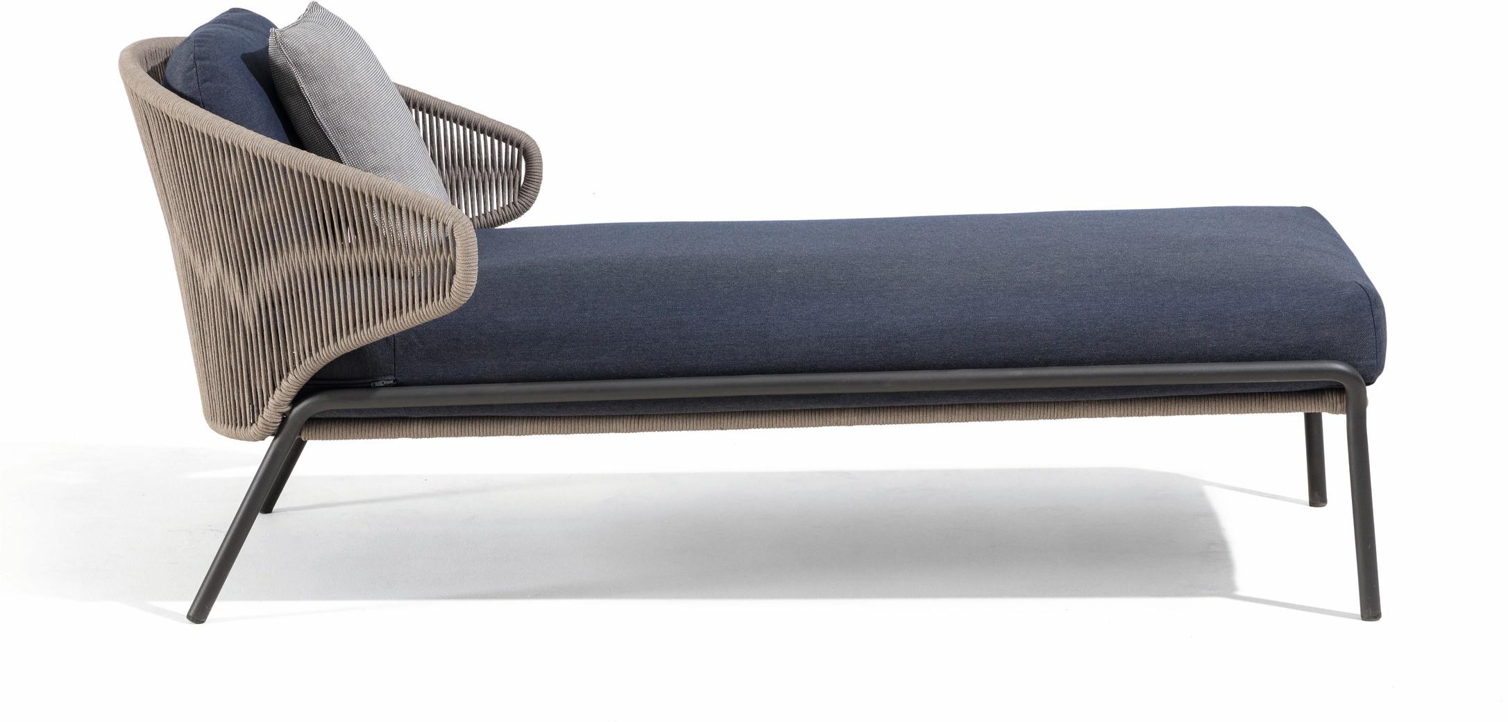 Шезлонг лава бронза Manutti Radius MNST742 - Вид №1