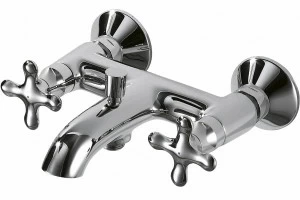 Смеситель для ванны с коротким изливом БЕЗ аксессуаров SUMMER RAIN F677111C-01 bravat