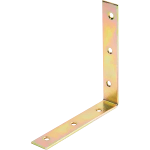 Уголок мебельный KSZ 125x125x22x2 желтый цинк 16965659 STLM-2189316