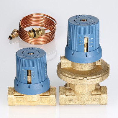 VT.040.G.30006 Автоматический регулятор перепада давлений в комплекте с запорно-регулировочным клапаном Valtec 1", 50–300 мбар  - Вид №4