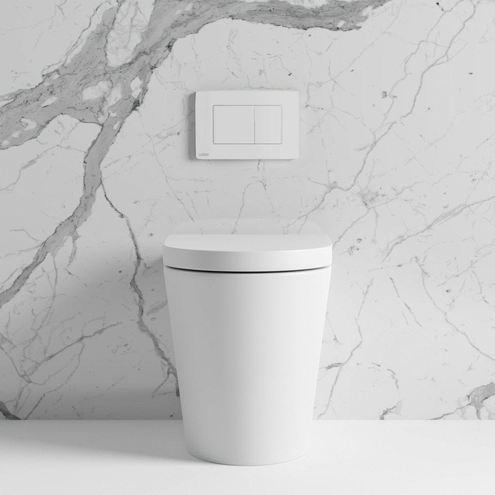 Керамический напольный туалет с пластиной и сливной кассетой LUSSO без ARCH-00145298 - Вид №12