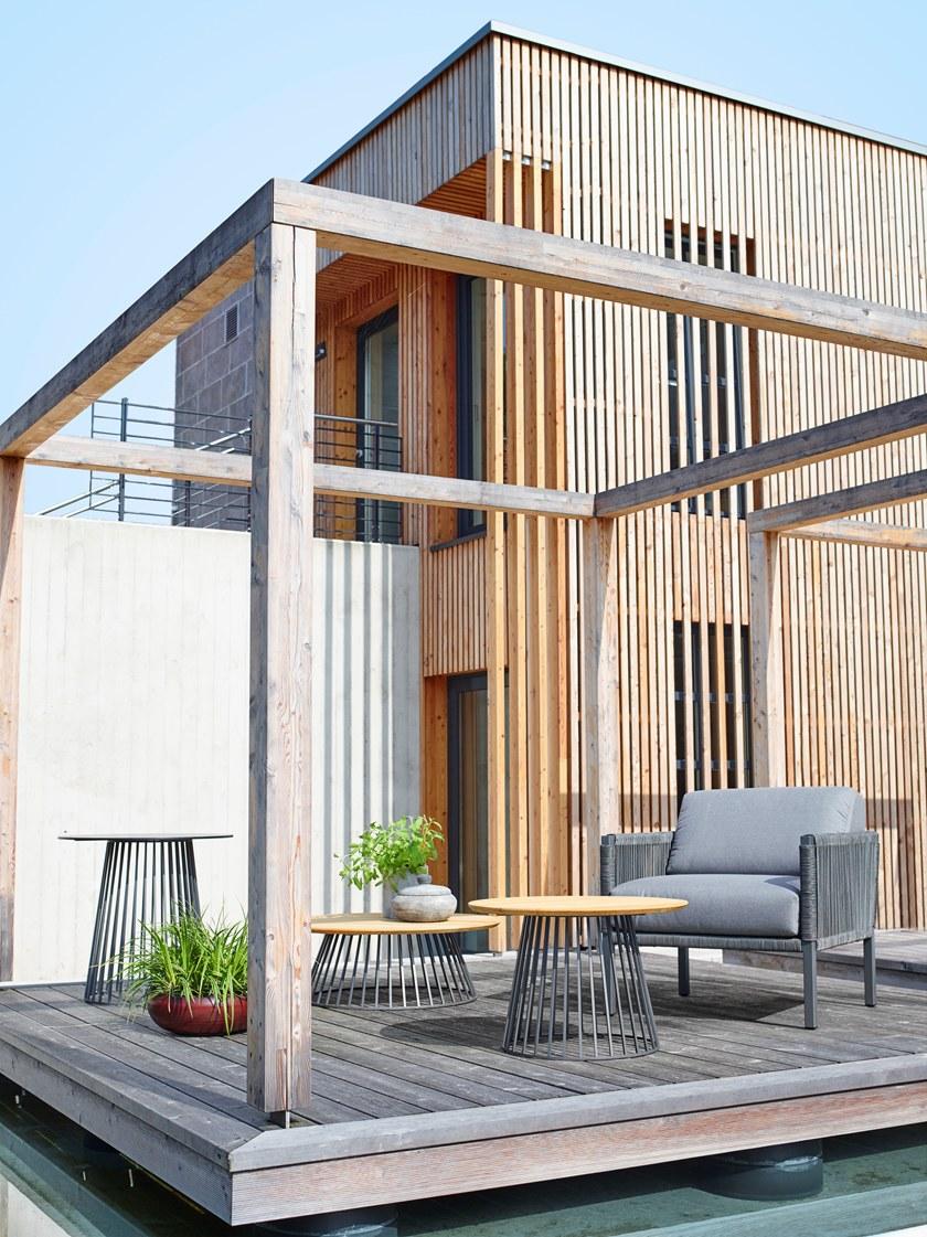 solpuri Круглый садовый столик из тика Grid sun-id-1362566 - Вид №7