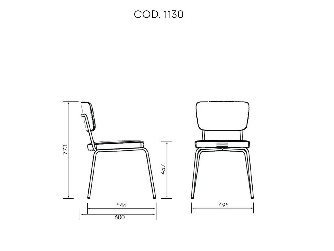 Мягкий стул из ткани ALMA DESIGN лестница ARCH-00050847 - Вид №2