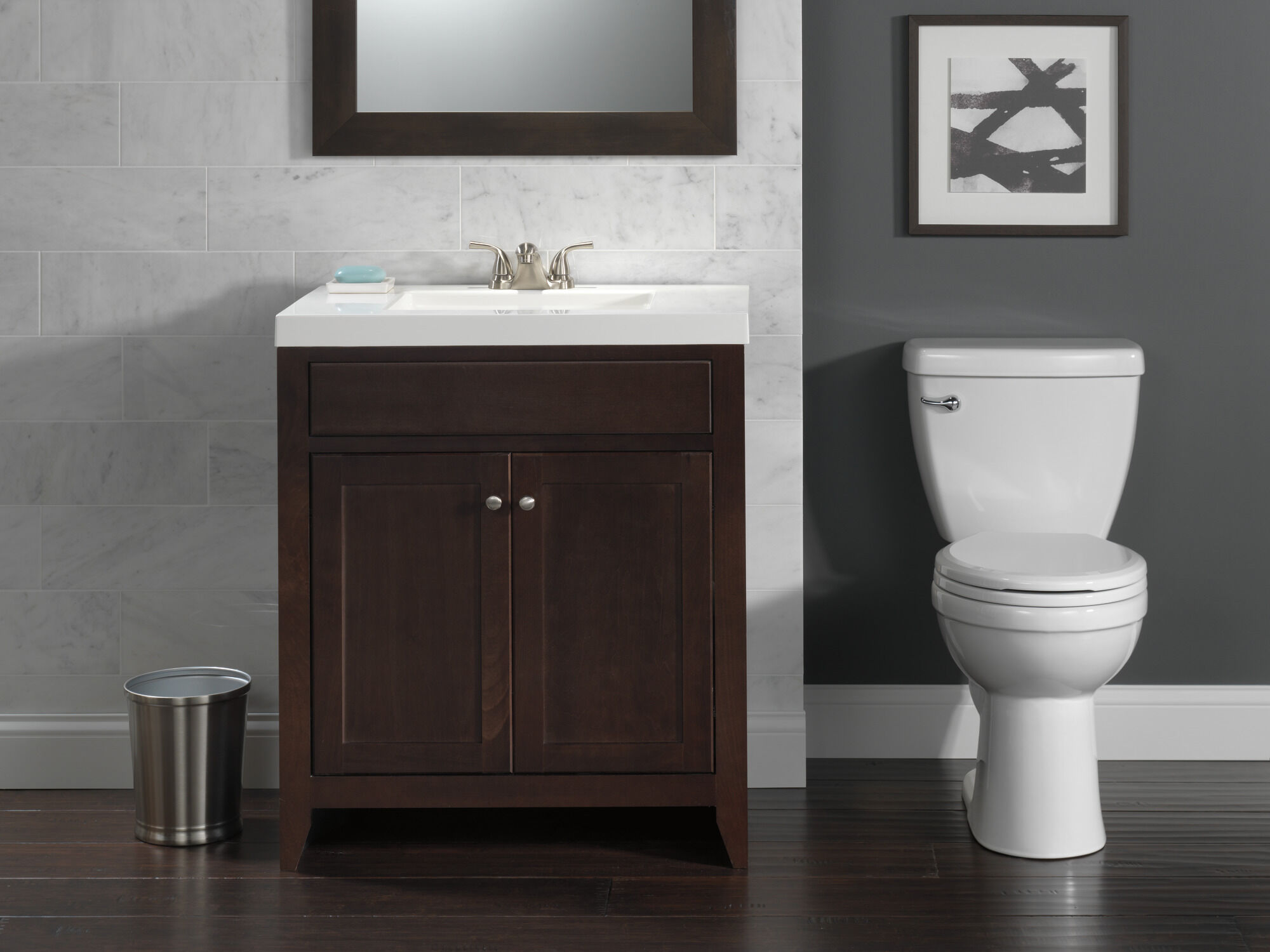 C11905-WH танк Delta Faucet Haywood Белый  - Вид №2