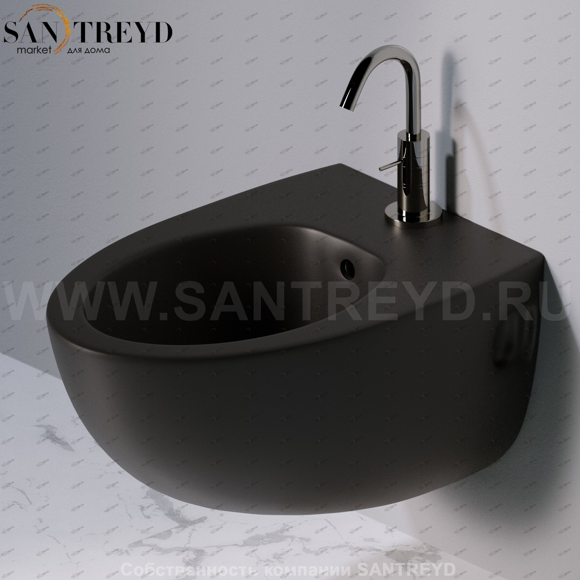 S512105 Биде подвесное OVAL A. e T. Italia AeT ITALIA